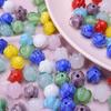 6pcs/Lot Animal Dragonfly Bee Butterfly Glass Beads For Jewelry Making Supplies Cactus Flower Spacer Bead Diy Accessories Bulk