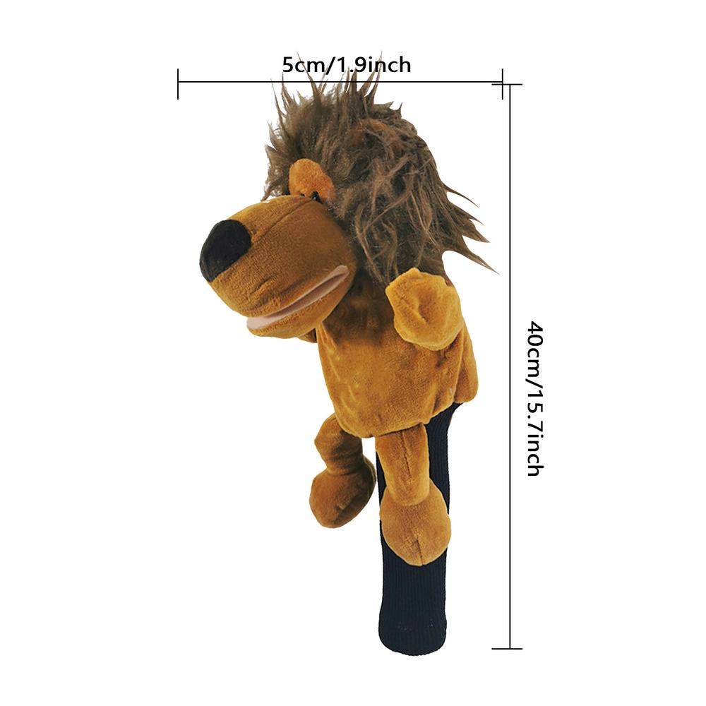 Golf Club Covers Golf Head Covers for Drivers Plush Golf Head Covers Funny Golf Gifts Animal Shaped Golf Headcover