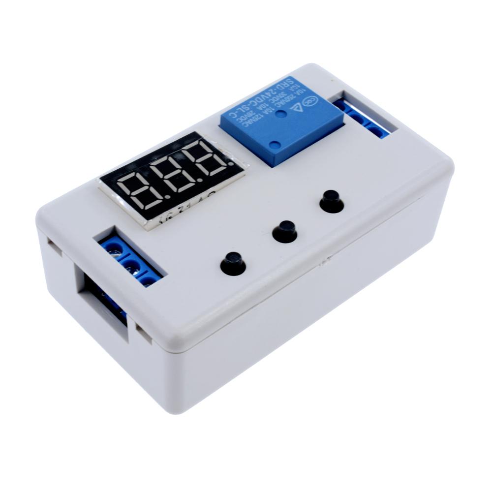 DC 12V 24V Time Delay Relay LED Digital Automation Timer Control Switch Timing Relay Module PLC Trigger Switch Three Button Relays 5