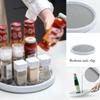 Multi Purpose Storage Tray 360 Degree Rotating Spice Organizer Non-Slip Turntable Shelf Storage for Kitchen Cabinet Condiment