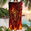 Stampa FC Galatasaray Asciugamano da Spiaggia Quick Dry Microfibra Assorbente Portatile da Viaggio Asciugamano per Nuoto
