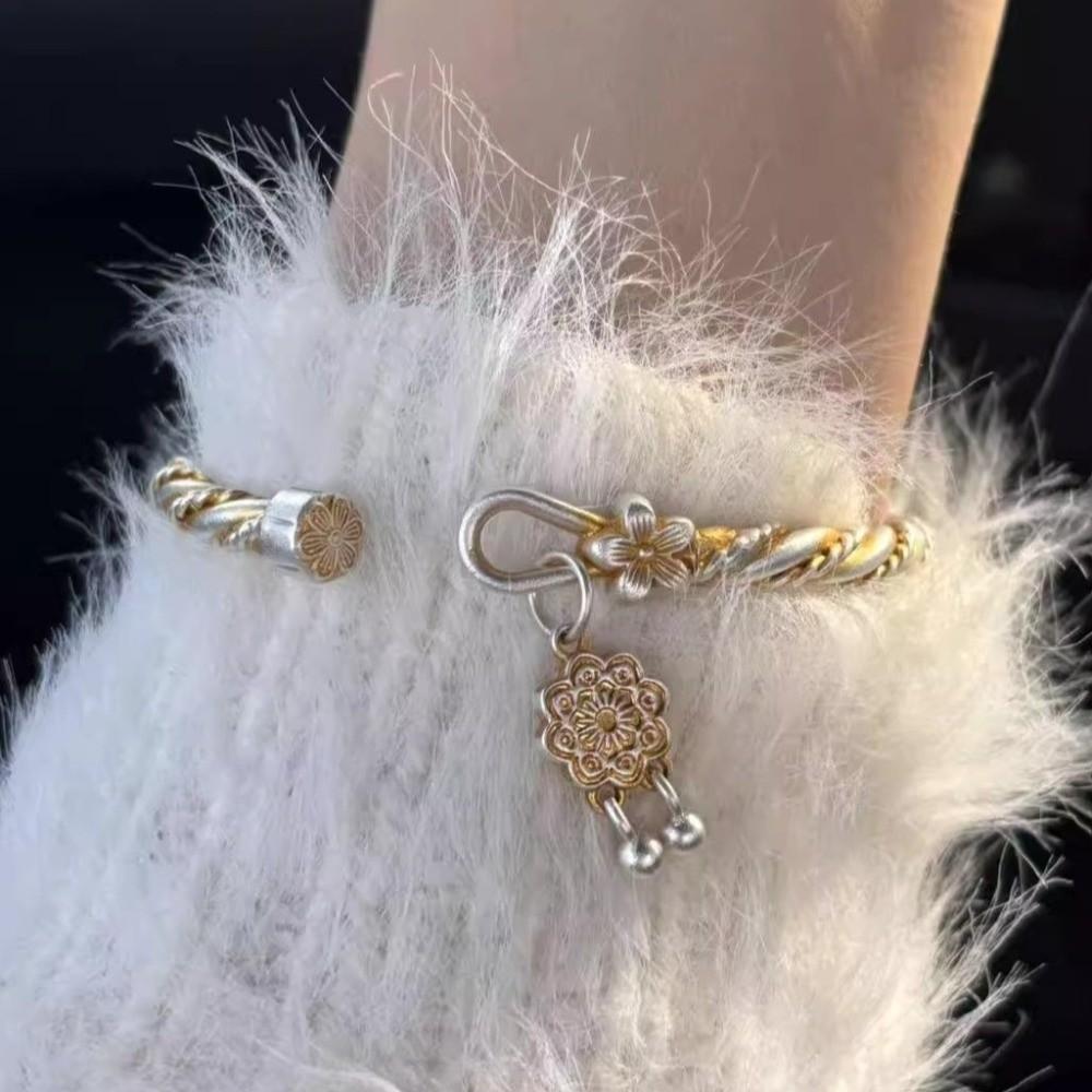 Antique Chinese Style Bracelet Adjustable Tassel Bracelet Open Bracelet  Cultural Wear