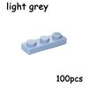 100PCS MOC Assemble Particles 3623 Size 1x3 Bricks Dots 1*3 Building Blocks DIY Educational Creative Toy for Kids