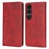 For Sony Xperia 1 VII Case PU Leather Calf Textured Magnetic Closing Smart Phone Cover