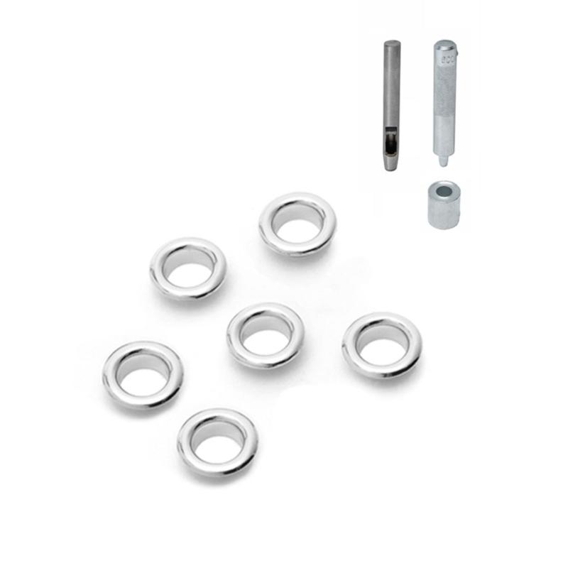 

Grommets Eyelets Handbag Crossbody Pouch Lady Purse Clothes Shoes Belt Making Ornament DIY Accessory Hole Eyelet Button серебряный