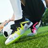 35-45 High-top Football Boots Rubber Short Nail Youth Sneakers Football Training Shoes Art Makeup Lawn Children Football Boots