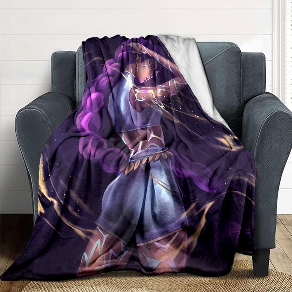 1Pc Fantasy Anime Character Blanket For Couch Bed Plush Cozy Fuzzy Blanket Super Soft Warm Blankets For Fall And Winter 0918201
