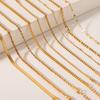 Fashion Multi Chain Bracelet Twist Blade Figaro Snake Chain Design Long Lasting Jewelry