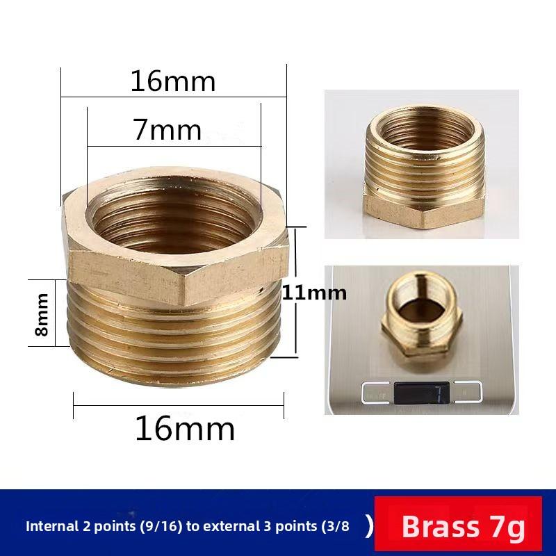 

Латунная шестигранная втулка, переходник, фитинг для трубы 1/8 1/4 3/8 1/2 3/4 F на M, медный переходник для воды и газа, соединительная муфта Other