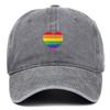 Rainbow Embroidered Baseball Cap with Custom Logo