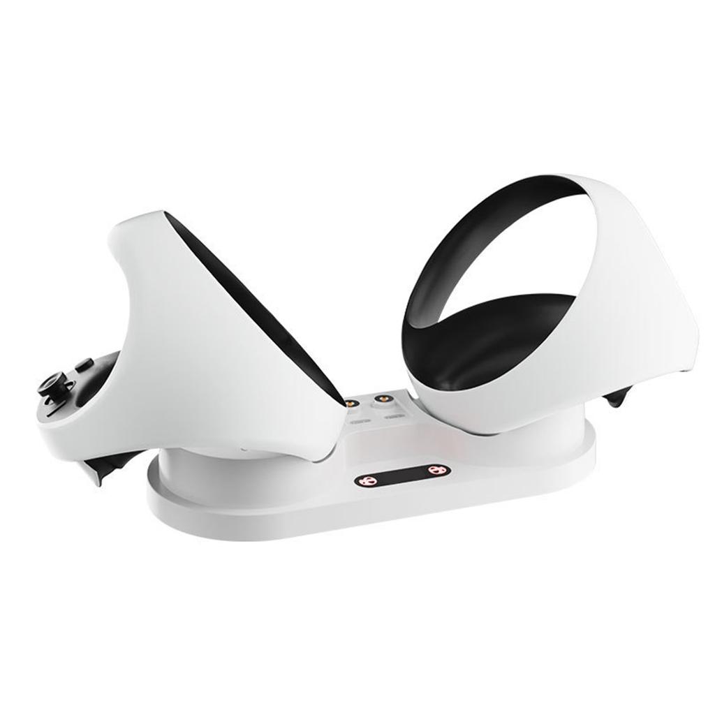 Charging Dock Portable Controller Charger With Led Light Compatible For Ps5 Vr2 Gamepad Charging Stand