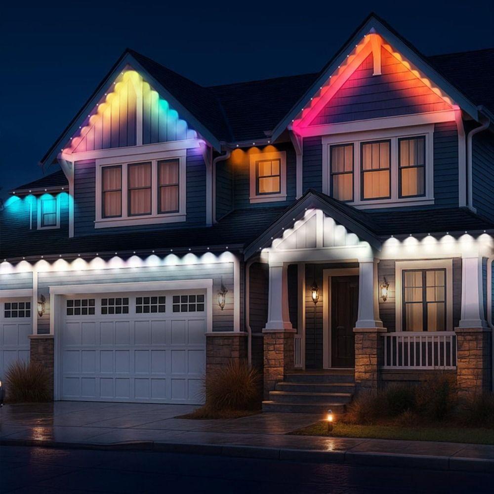 App Remote Control RGB Lights Smart String Lights Decorative Lights Eaves Lights  Garden Decor