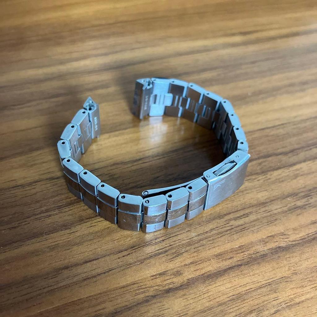Used Seiko Lukia Genuine Belt Silver Color 15mm