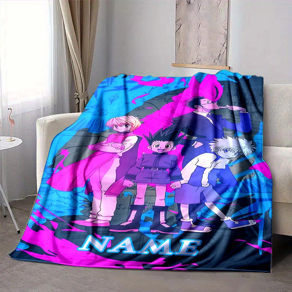 Custom 1pc Name's Adventure Blanket, Soft And Comfortable Blanket, Casual Warm, Camping Travel Blanket, Birthday Gift Q912129