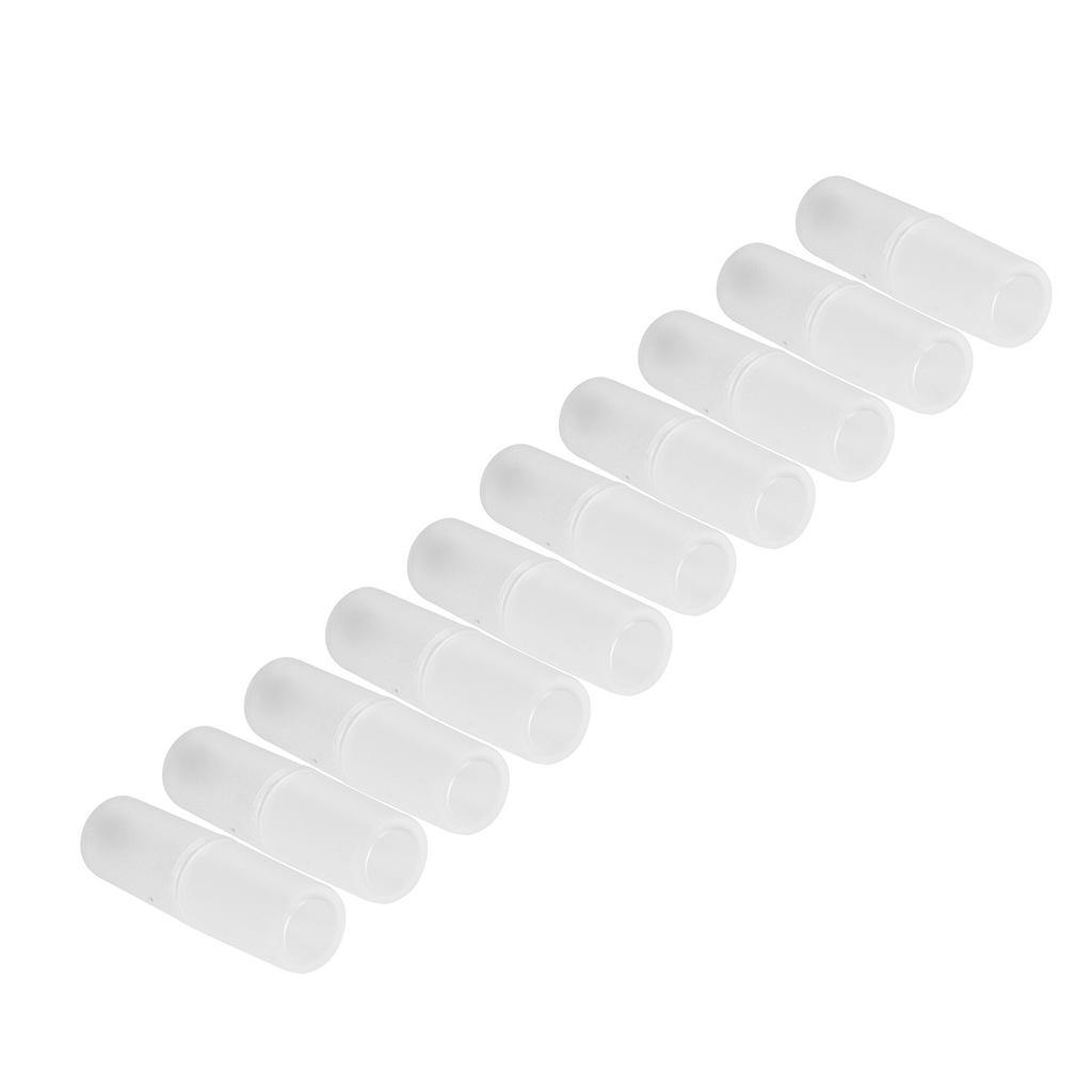 10PCS AAA To AA Size Cell Battery Converter Adapter Batteries Holder Case Switcher Transparent