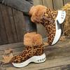 Women's Lightweight Comfortable Cold Warm Padded Snow Boots Non-slip Wear-resistant Outdoor Casual Sneakers Cotton Boots