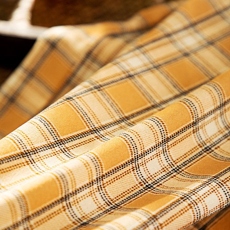 High-Waisted Plaid Wide-Leg Pants - Women's Summer Loose-Fit, Slimming, Casual Drape Long Trousers