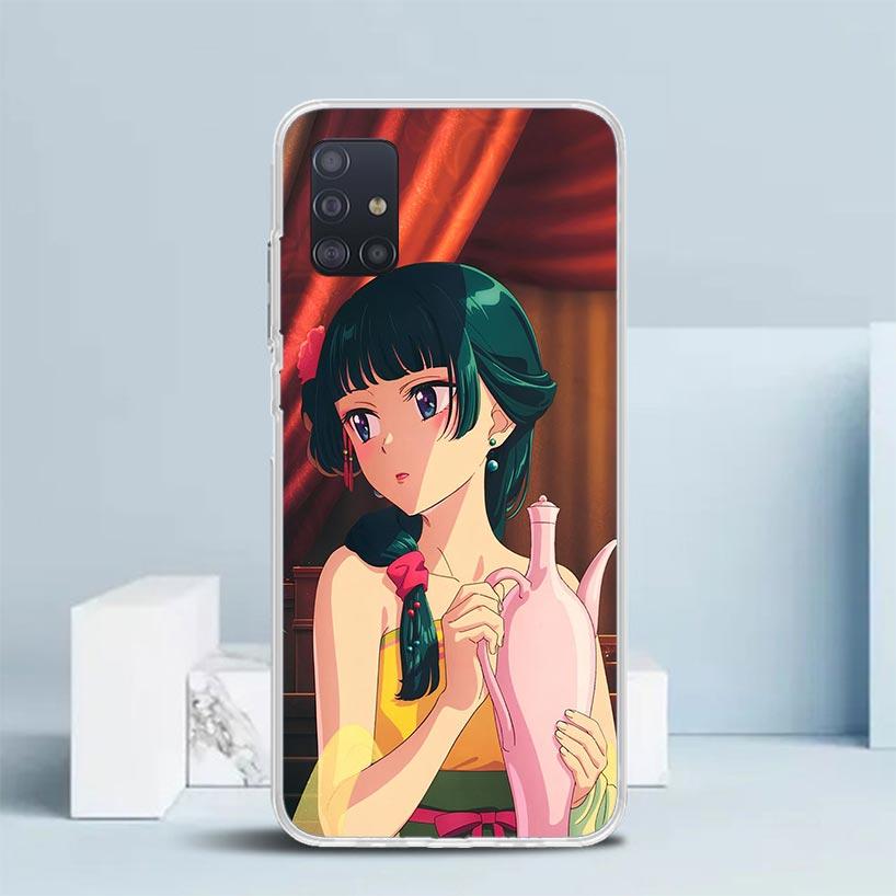 A-Apothecary D-Diaries Anime Soft Cover for Samsung Galaxy A12 A22 A32 A52 A72 A02S Phone Case Note 20 Ultra 10 S10 Plus A51 A71