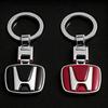 1PCS Honda Car Keychain 3D Metal H Logo Key Ring for Honda Civic Fit Jazz Accord Pilot CRV Odyssey Passport City Shuttle HRV CB0