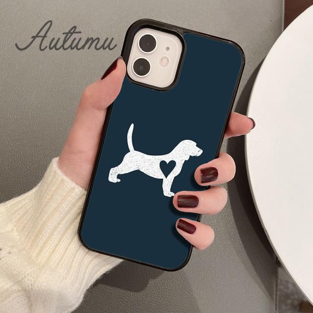 Roztomilý pouzdro na telefon s motivem psa Beagle pro iPhone 11 12 13 14 Pro Max mini X XR XS SE 2020 5 6S 7 8 Plus Samsung Galaxy S21 S22 Kryt skořepina