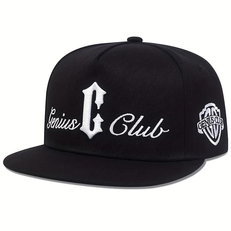 

Fashion C Letter Embroidery Baseball Cap Side Genius Club Snapback Hats Adjustable Sports Leisure Caps Men Women Outdoor Sun Hat