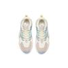 Girly Cushioning Slip Resistant Low Top Running Shoes Women's White Green 12918881-9
