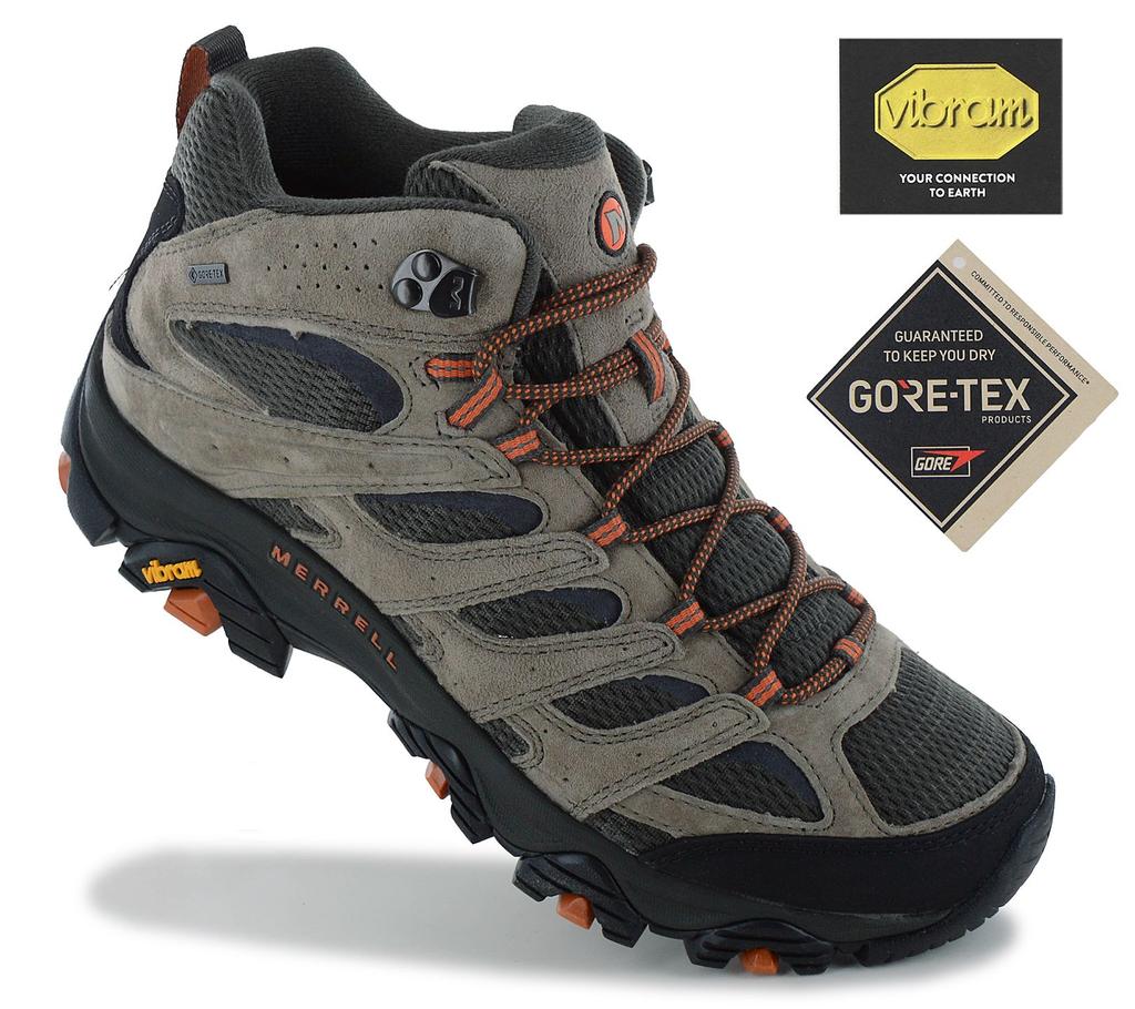 Merrell Moab 3 Mid GORE-TEX - Men's Hiking Boots Trekking Boots Green-Beige J035791 ORIGINAL