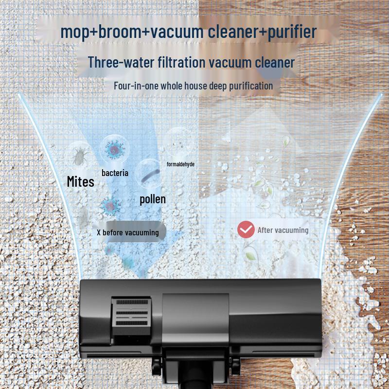 25L High-Power Wet/Dry Vacuum Cleaner with Blower for Indoor and Car Use