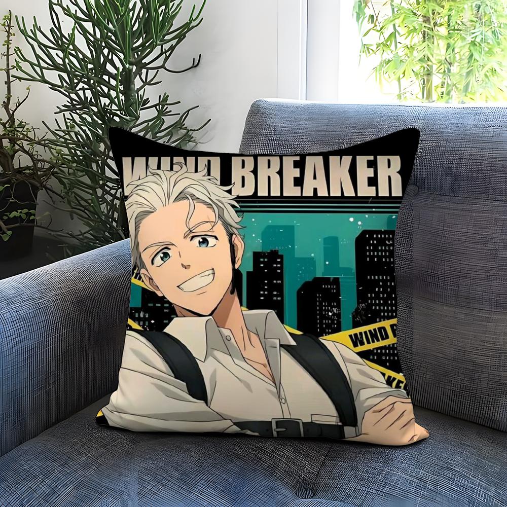 W-Wind Breaker Cushion Cover Comfortable Reversible Pillow Cover Ideal for Car Sofa Bedroom & Beyond