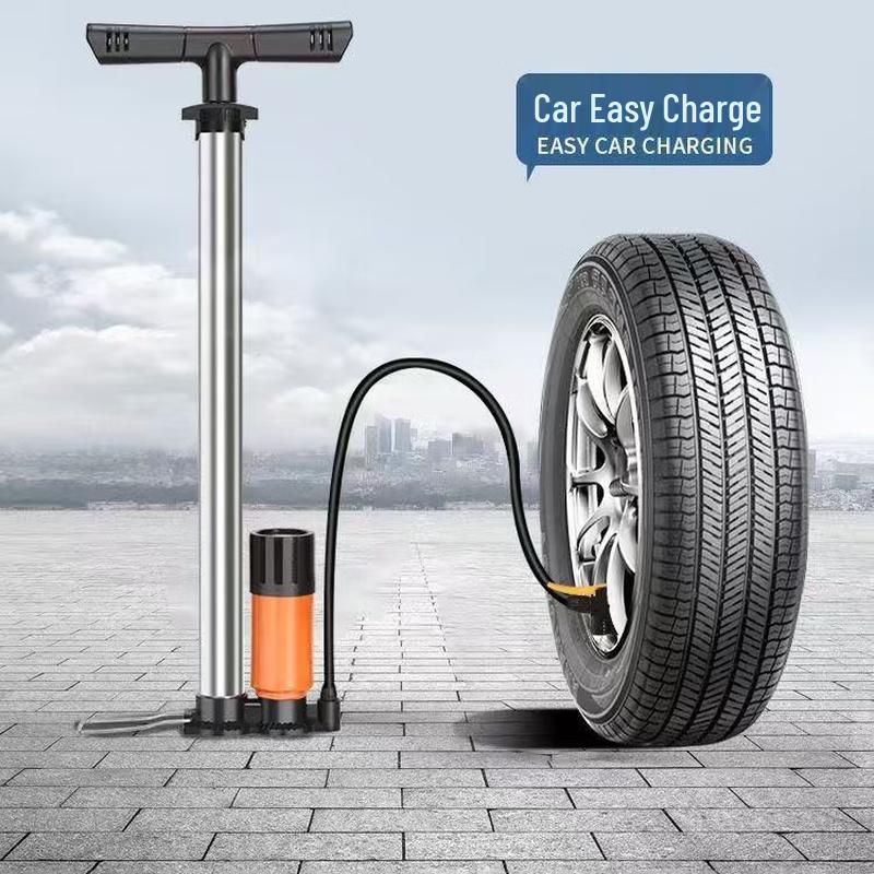 Lishi Portable High-Pressure Bicycle Air Pump with Gauge
