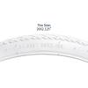 YunSCM Y-302 (White), 26x2.125 Tires, 26x2.125 54-559, for 26-inch 2.125 Mountain and Cross Bikes, Two Tires