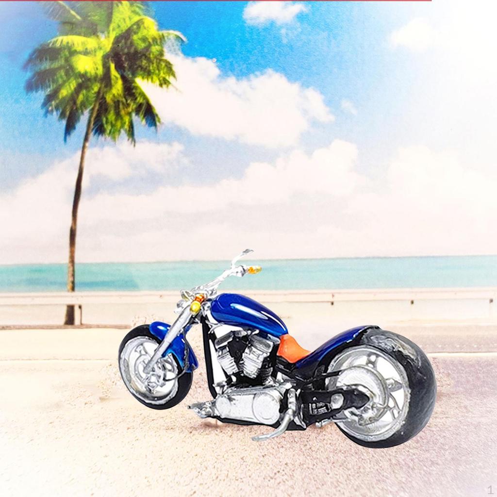 1/64 Miniatur-Motorradfiguren für Szenenbau, Eisenbahn-DIY-Projekte