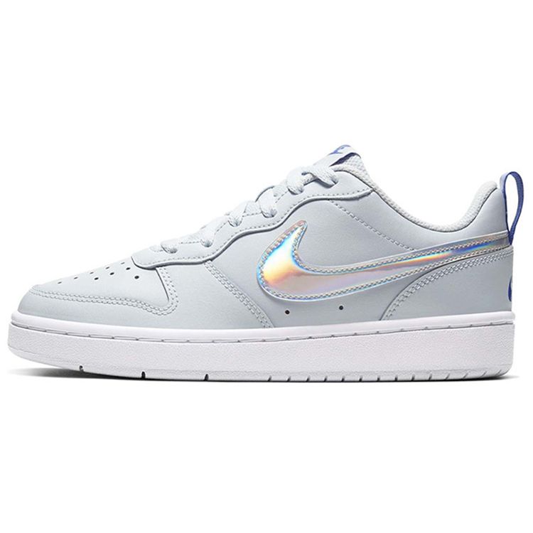 

Детские кроссовки Nike Court Borough 2 GS FP Aura Sapphire серо-белые CJ2239-401