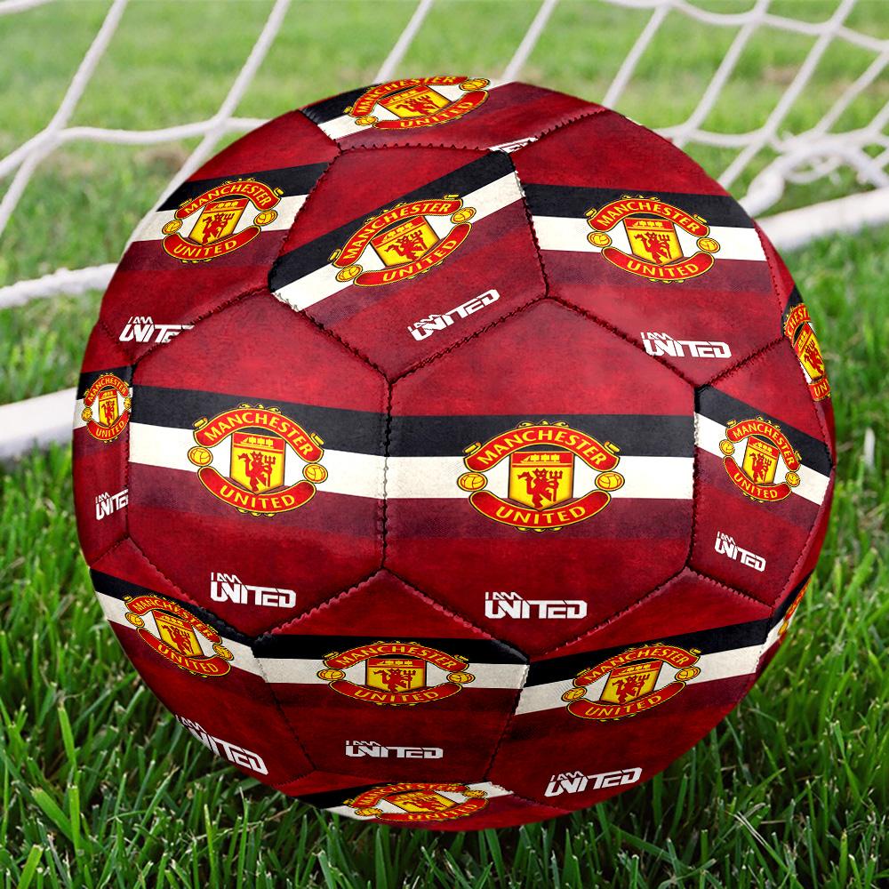 Football United F.C Print Size 5 Soccer Ball, Standard Match Football for Sports Game and Team Practice, Ideal Gift for Soccer Fans