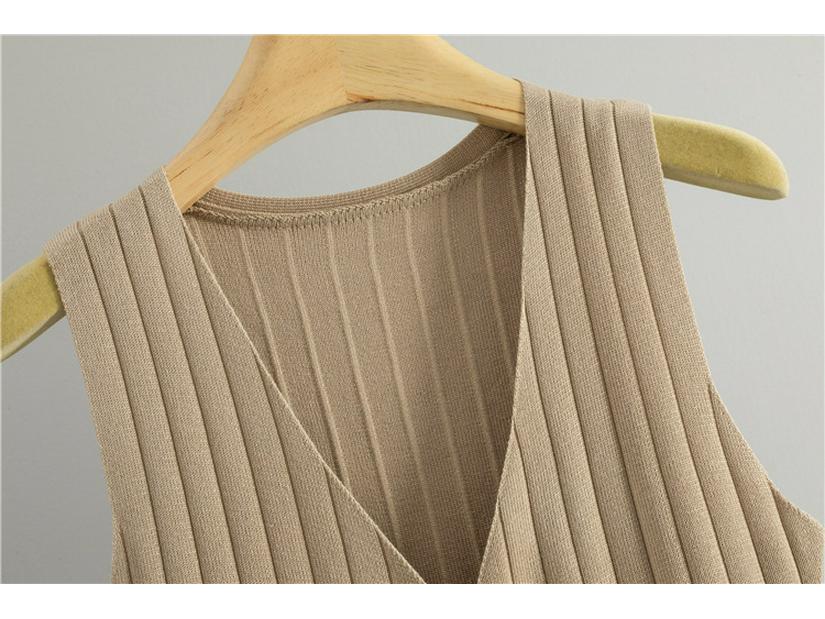Women's Cross-Border Knit Cardigan & Dress Two-Piece Set - Spring/Autumn Style