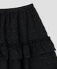 Taibseobiseu Layered Volume Lace Skirt [Black]