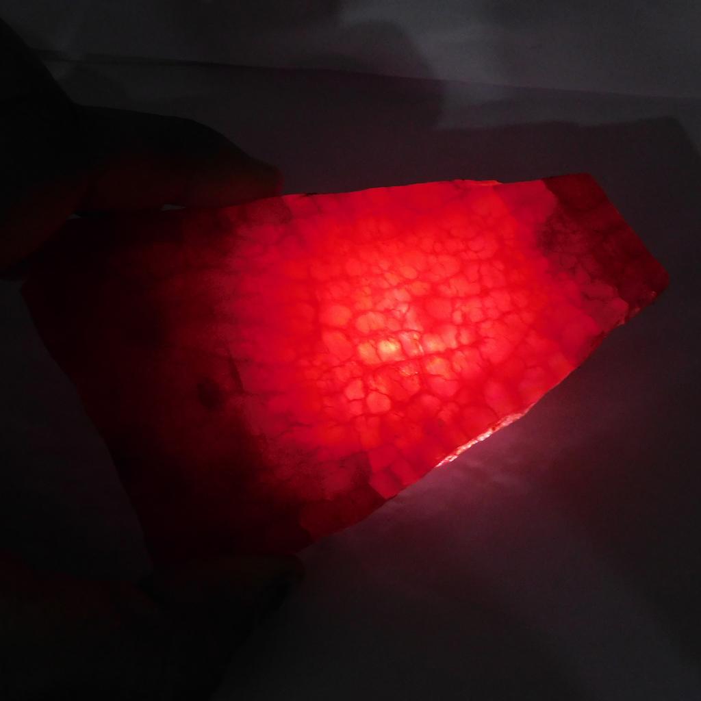 456.90 Carat Natural Brilliant Red Ruby Rough CERTIFIED Uncut Loose Gemstone p-2236-h