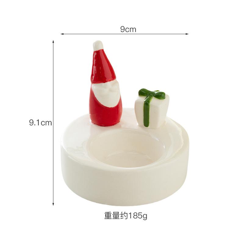 Cute Snowman Aromatherapy Candle Holder | Christmas Creative Home Decor, Bedroom Ambience Ornament Gift for Indoor  Use