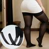 Oversize Women High Waist Pantyhose Plus Size Stockings With Garter Belt Stretchy Sexy Summer Tights 3Xxxl
