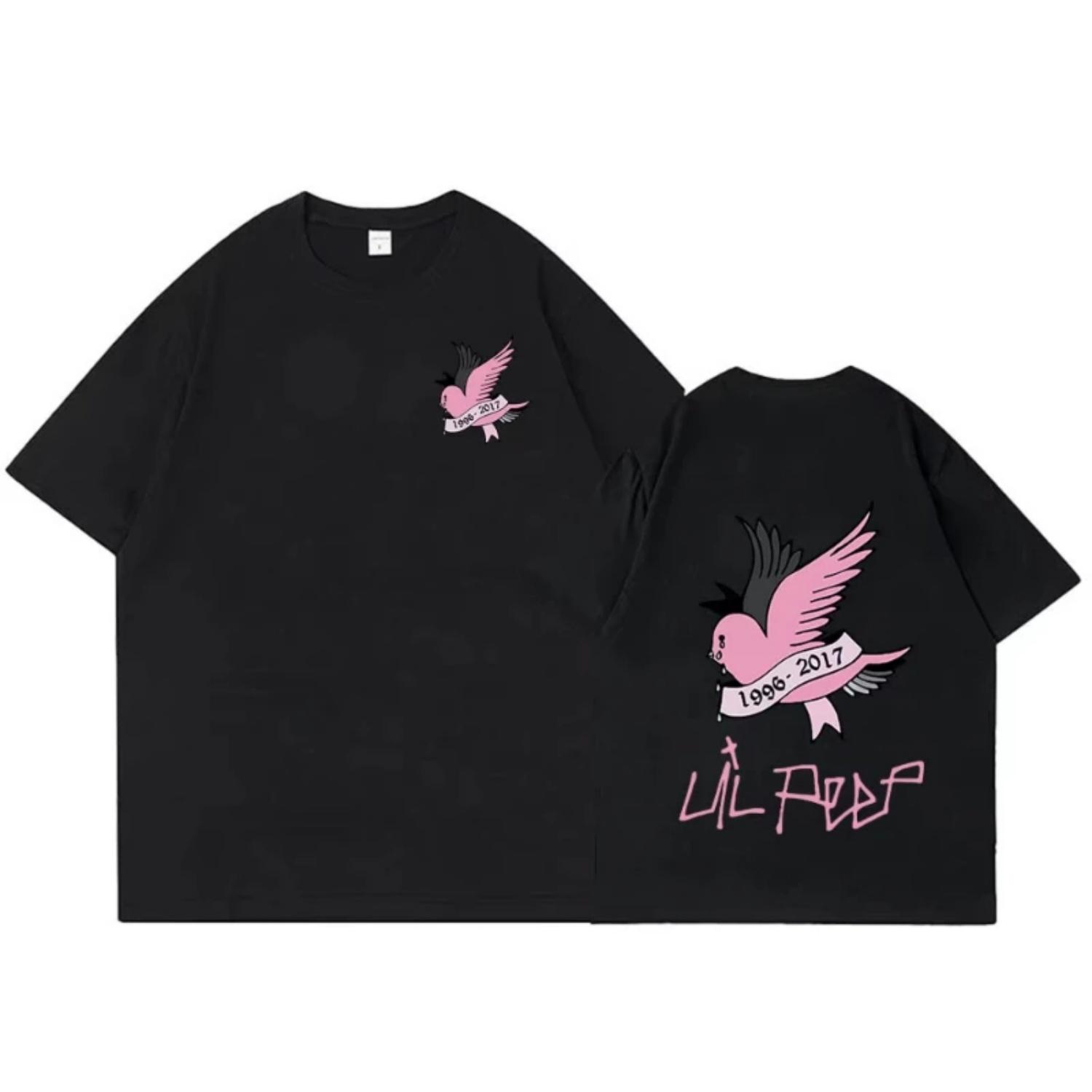 

Rapper Lil Peep CryBaby Pink T shirt Men Women Hip Hop Fashion Short Sleeve T-shirt High Quality Oversized Pure Cotton Tee Shirt XXXXXL