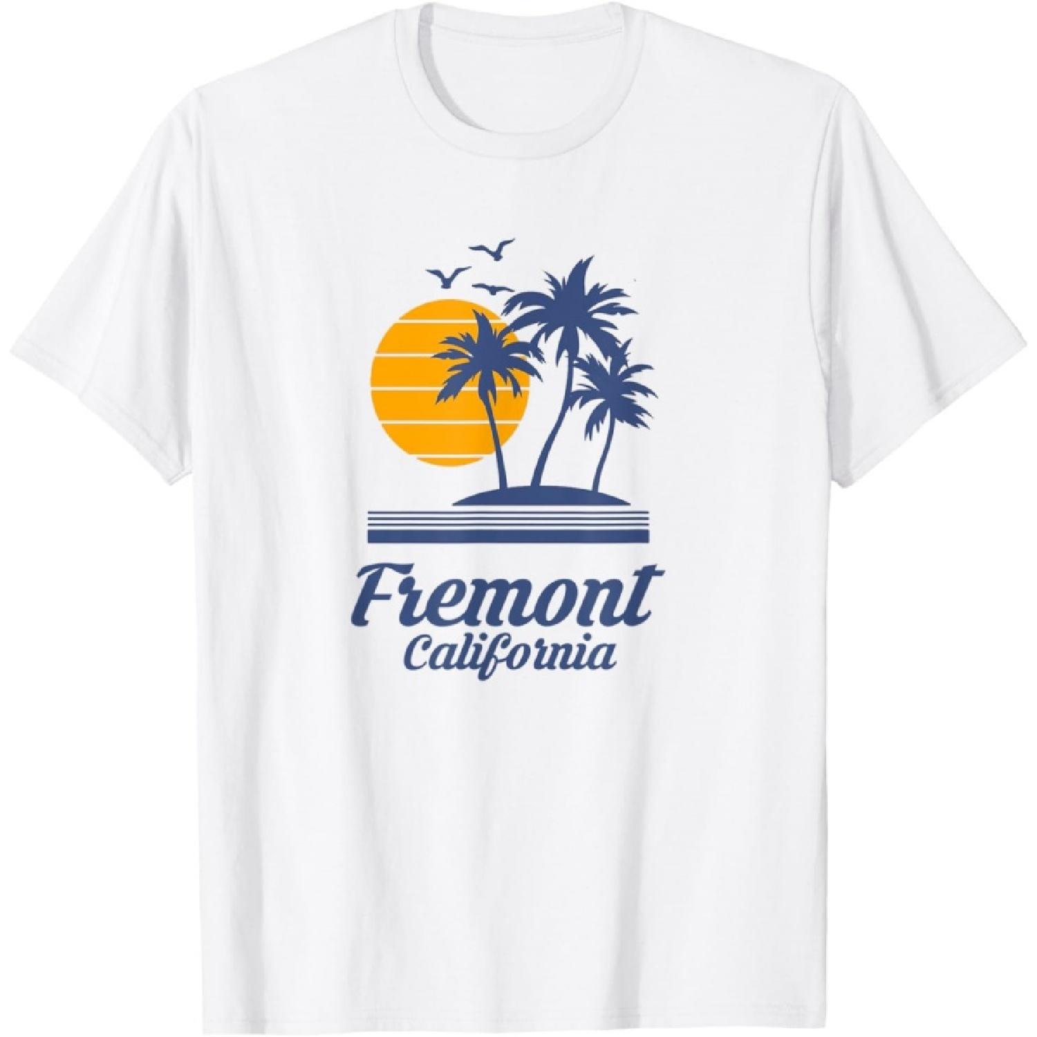 Fremont California CA City State Tourist T-Shirt XXXXXL белый