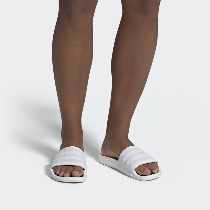 adidas Adilette Boost Slides 'Cloud White' Men's EG1909