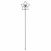 Sparkling Metal Wand with Rhinestone Detailing Eye-Catching Star Head Slim