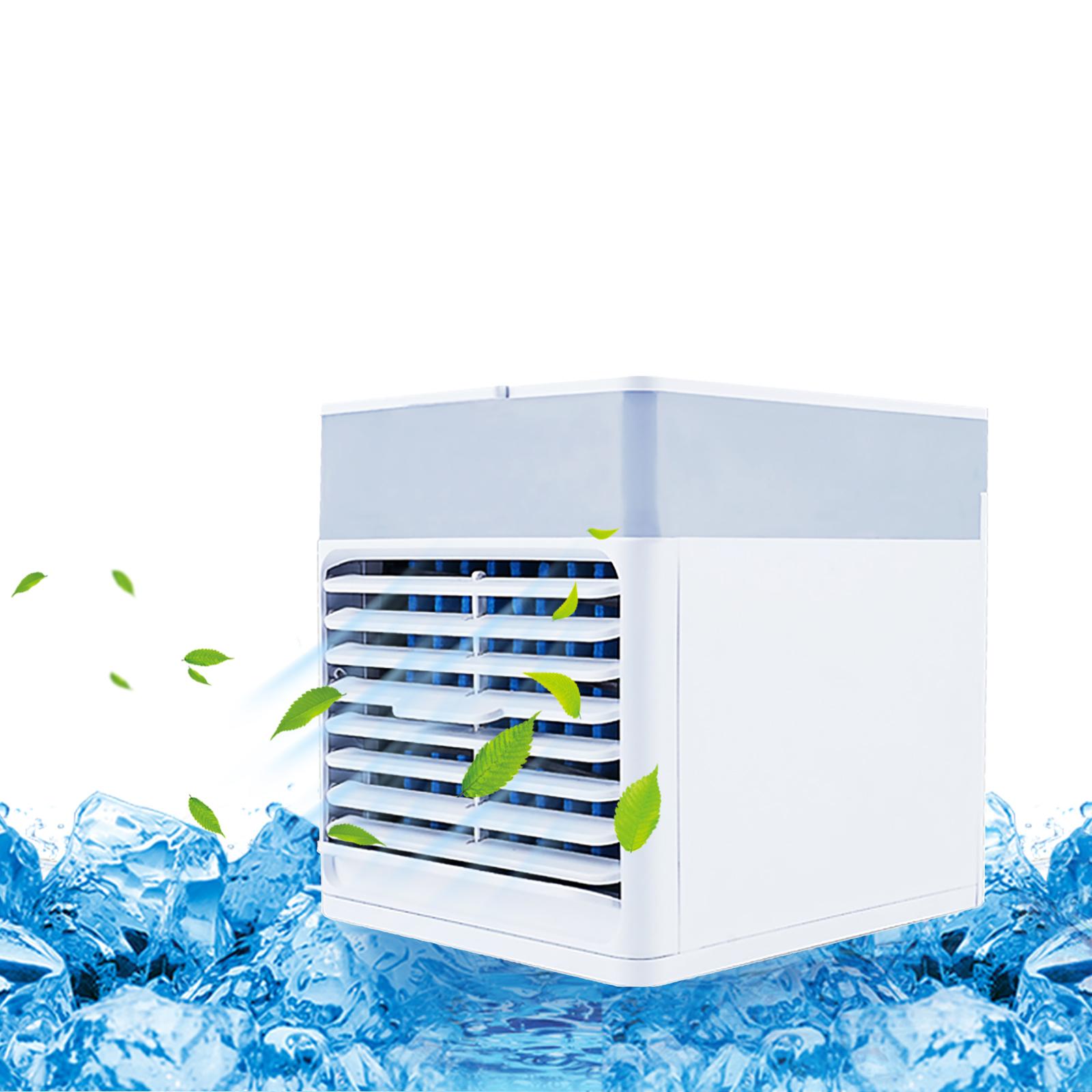 

Desktop Cooler 500mL Space Cooler with Misting Conditioning Fan with 3 Wind Speeds USB Powered Quiet Cooler Cooling Fan for Home Room