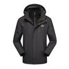 Windproof Outdoor Jacket Set: Couples' 3-in-1 with Detachable Fleece for Men & Women, Ideal for Autumn & Winter
