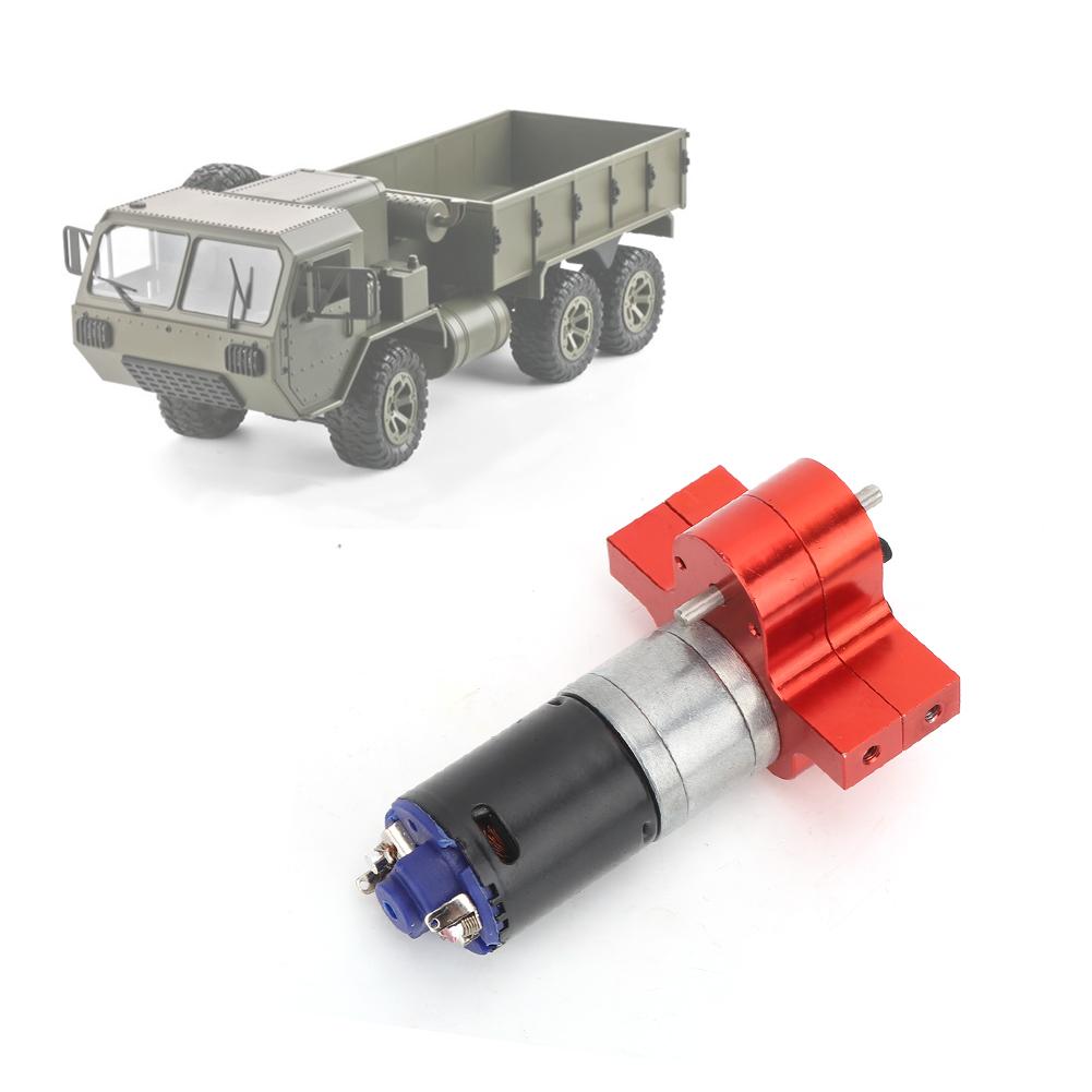 370 Motor Gearbox Transfer Case with Heat Sink RC Accessory Fit for WPL C14 C24 B14 B24 B16 B36Red