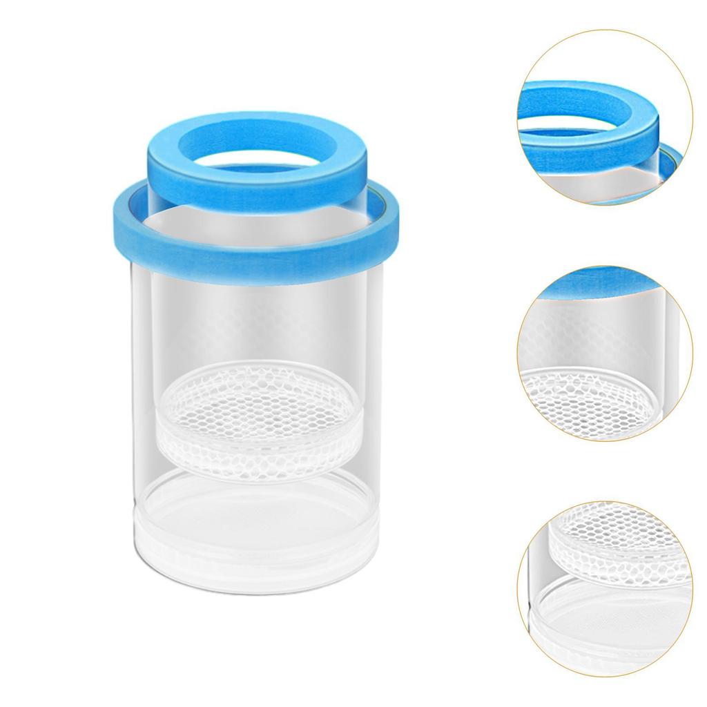 Schwimmende Fisch-Isolierbox Aquarium Züchter Futterbox für Garnelen Babyfische