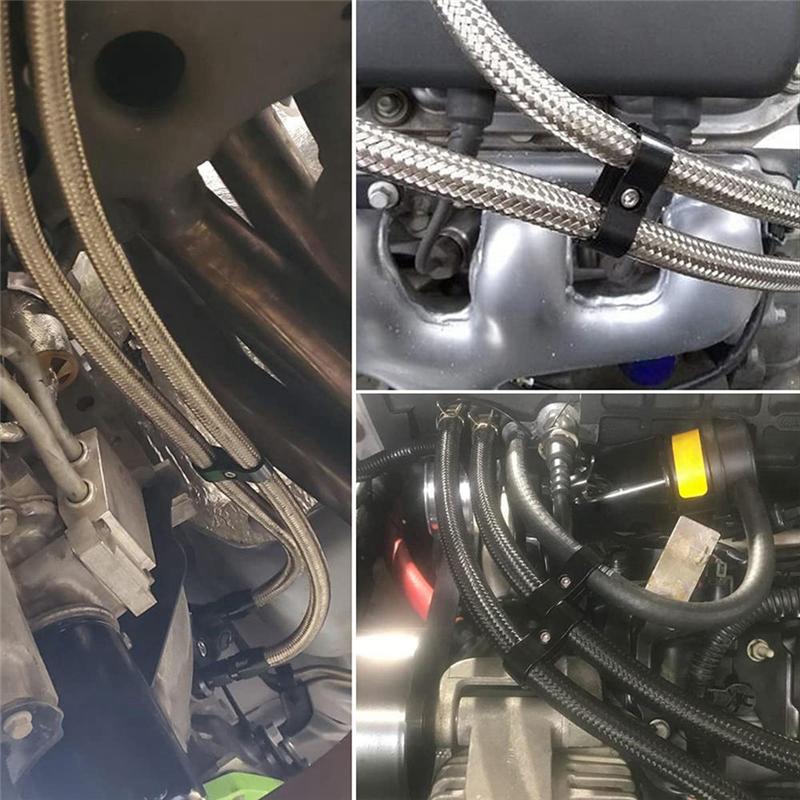 6AN Hose Separator Fuel Line Mounting