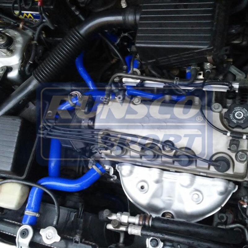 Silicone Coolant Radiator Hose Kit for Honda Civic FD2 FG2 K20 2.0L Engine 8th Generation 9PCs/set
