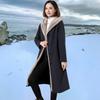 Wear Imitation Mink Liner Fur Coat on Both Sides Women's Long Autumn and Winter Coat Parker Suit Women